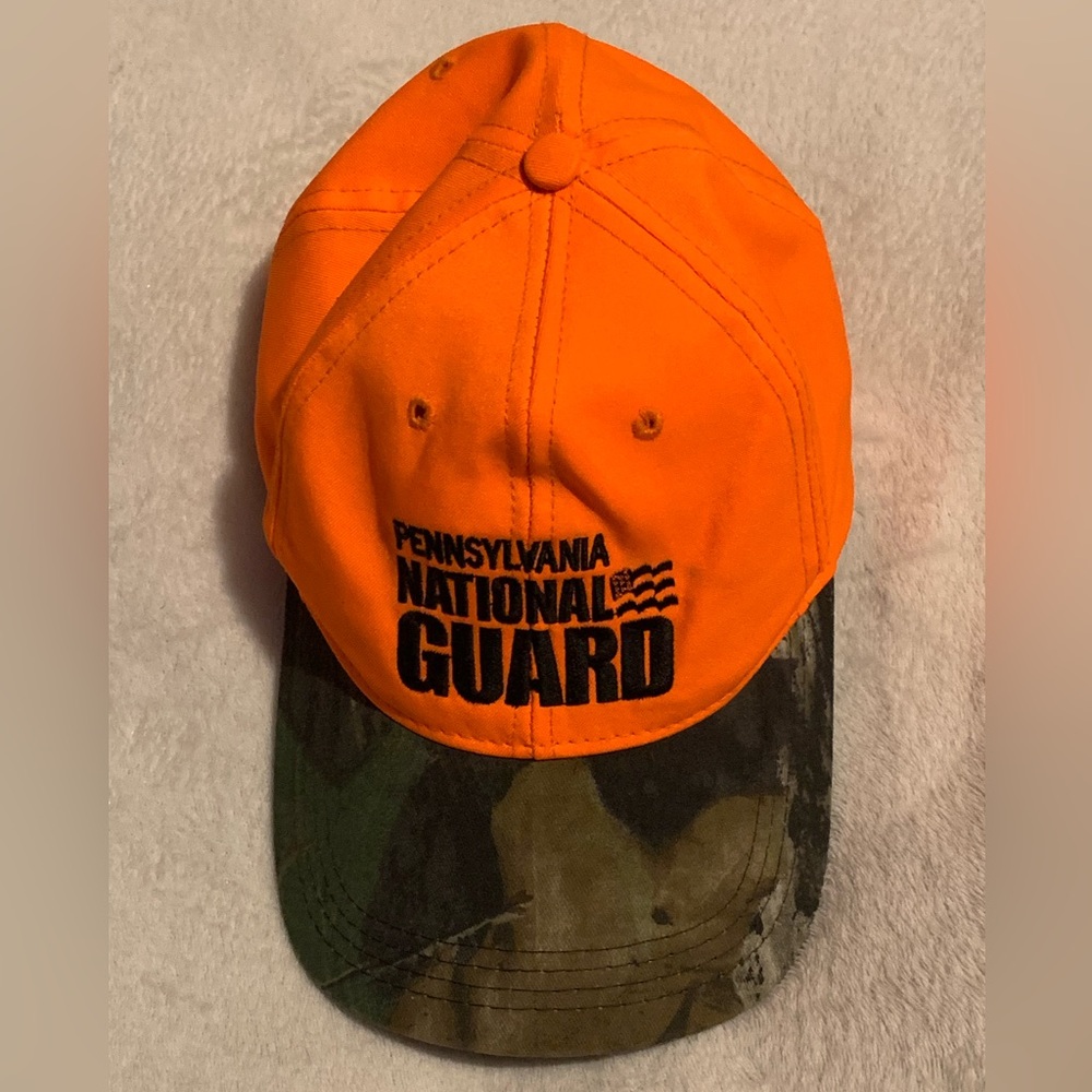 Orange Camo Pennsylvania National Guard hat